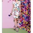 thumbnail image 1 of Spring Floral Print Short Sleeve Sheath Dress, 1 of 2