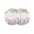thumbnail image 1 of Spring Floral Round 13 Inch Placemats Set of 2, Elegant Flowers Farmhouse Botanical HeatResistant Non Slip Place Mats for Dining Table, Wipeable Braided Kitchen Table Mats for Housewarming, 1 of 9