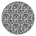 thumbnail image 1 of Spring Floral Round Tablecloth with Elastic Edge, All-Season Polyester Material for Home or Outdoor Dining, Fits 44-52 Inch Round Table, 1 of 7
