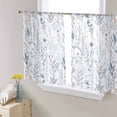 thumbnail image 1 of Spring Floral Sheer Curtains 45 Inch Length 2 Panels Set for Living Room/Bedroom, Vintage Botanical Watercolor Semi Curtain Sheers Drapes Rod Pocket Curtains Window Treatment Set 52''x45''x2, 1 of 7