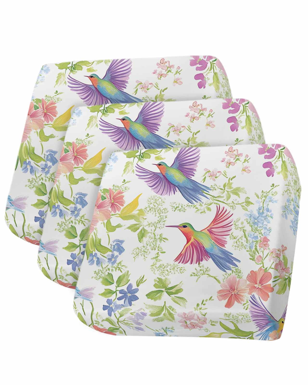 Spring Floral Sofa Couch Cushion Covers Washable, Removable Stretchable ...