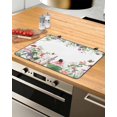 Spring Floral Stove Top Covers for Electric Stove, Heat Insulation