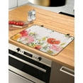 Spring Floral Stove Top Covers for Electric Stove,Heat Insulation