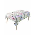 thumbnail image 1 of Spring Floral Table Cloth, Watercolor Herbs Summer Botanical Waterproof Tablecloth for Rectangle Tables, Reusable Washable Fabric Table Cover for Restaurant Kitchen Dining Tables 54"x108", 1 of 6