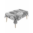 thumbnail image 1 of Spring Floral Table Cloth, Waterproof Tablecloth for Rectangle Tables, Retro Country Flowers Leaves Botanical Gray Reusable Washable Fabric Table Cover for Restaurant Kitchen Dining Tables 60"x120", 1 of 9