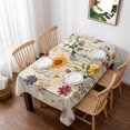 thumbnail image 1 of Spring Floral Table Cloth Waterproof Tablecloths, Vintage Pastoral Rustic Botanical Flowers Tablecloth Dining Table Cover for Kitchen Party Tabletop Outdoor, Rectangle Tablecloth 60x102 Inch, 1 of 9