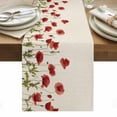 thumbnail image 1 of Spring Floral Table Runner - 72 Inch Long, Kitchen Dining Table Runner Dresser Scarves, Vintage Botanical Summer Farmhouse Decor for Coffee Tables Wedding Party Banquet, 1 of 8