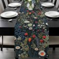 thumbnail image 1 of Spring Floral Table Runner 72 Inches Long, Summer Daisy Botanical Flowers Kitchen Coffee Dining Table Decoration for Home Party Birthday Wedding Home Decor 16x72 Inches, 1 of 8