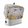thumbnail image 1 of Spring Floral Toaster Cover 2 Slice, Pastoral Rustic Hummingbird Botanical Dustproof Bakeware Oven Protector with Top Hook, Waterproof Small Kitchen Appliance Toasters Dust Cover, 12"x7.5"x8", 1 of 9