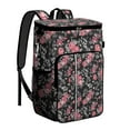 thumbnail image 1 of Spring Floral and Bee Boho Design Cooler Backpack - 20L Leakproof & Durable, Great for Beach and Camping, 1 of 6