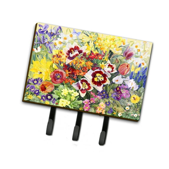 Spring Floral by Anne Searle Leash or Key Holder