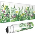 thumbnail image 1 of Spring Flower Breath Large Mouse Pad for Desk XL Gaming Mouse Pad 31.5x11.8in Extended Desk Mat Non-Slip Base Desk Pad with Stitched Edge Computer Keyboard Mouse Mat Gaming Mousepad for Home Office, 1 of 6