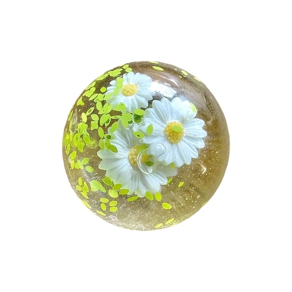Spring Flower Gel Stress Relieving Toy, Soft Squeeze Fidget Ball for Adults, Calming Sensory Decompression for Office Desk Home