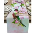 thumbnail image 1 of Spring Flower Peach Blossom Pink Cherry Blossoms Table Runner Home Wedding Table Mat Centerpieces Decoration Dining Tablecloth, 1 of 7