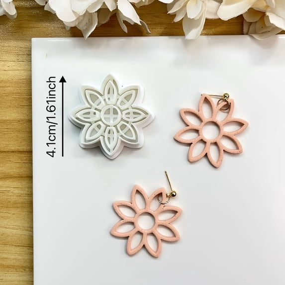 Spring Flower Color Printables Spring Flower Polymer Clay Cutters Set - 5 Unique Shapes for Jewelry ...