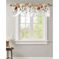 thumbnail image 1 of Spring Flower Rose Kitchen Curtains Balcony Adjustable Roman Blinds Small Short Curtain for Living Room, 1 of 6