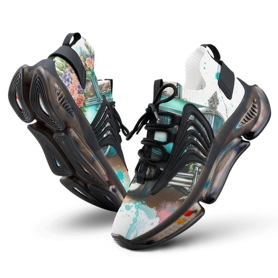 Spring Flower Truck Can (4) Walking Shoes for Men Woman Lightweight Tennis Fashion Elastic Sports Shoes Cushion Basketball Shoes