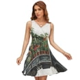 thumbnail image 1 of Spring Flower Truck Can (6) Dress Fashion Beach Long Dresses Female Party Printed Sundress, 1 of 7