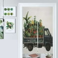 thumbnail image 1 of Spring Flower Truck Can Door Curtain Nordic Living Room DoorCurtain Porch Partition Curtain Kitchen Rative Half Curtain, 1 of 4