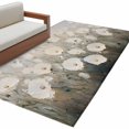 thumbnail image 1 of Spring Flowers Area&nbsp;Rug 2.7x5ft Oil Painting Style Abstract Beige Floral Non-Slip&nbsp;Washable Square&nbsp;Rugs Soft Felt Indoor Floor Mat for Bedroom Kitchen Living Room Bathroom, 1 of 9