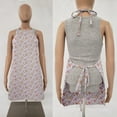 thumbnail image 1 of Spring Flowers Bib Apron by Penny's Needful Things (Pink), 1 of 1