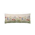 thumbnail image 1 of Spring Flowers Body Pillow Cover 20 x 54 Inch Decorative Pillow Cover Simple Farmhouse Botanical Floral Herbs Lumbar Pillowcase Seasonal Rectangle Cushion Case for Couch Sofa Bed Living Room, 1 of 7