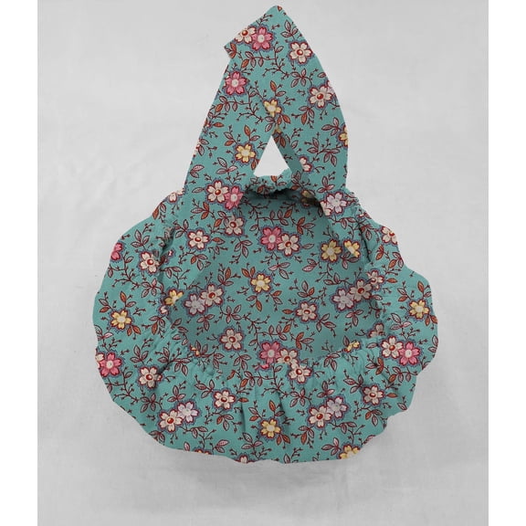 Spring Flowers Casserole Baking Pan or Pie Plate Cozy and Carrier by Penny's Needful Things (Pie Plate/Small Casserole Carrier) (Teal)