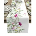 Spring Flowers Colored Fields Table Runner ration Home r Dinner Table