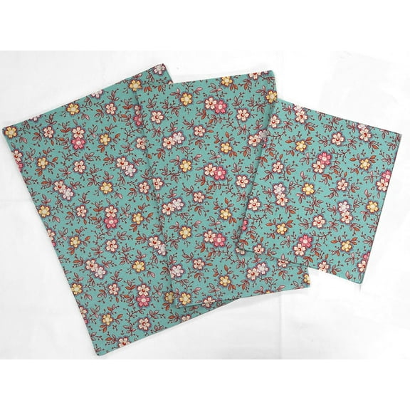 Spring Flowers Countertop Appliance Slider Mats by Penny's Needful Things (Teal) Large