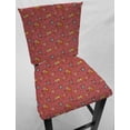 thumbnail image 1 of Spring Flowers Dining Room Chair Back Covers or Seat Covers by Penny's Needful Things (Both Chair Back & Seat Cover) (16 W x 14 H CHAIR BACK) (Red), 1 of 3