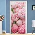 thumbnail image 1 of Spring Flowers Door Sticker Pink Cherry Tree Decal Removable Beautiful Natural Floral Door Mural Pos, 1 of 5