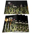 thumbnail image 1 of Spring Flowers Herbs Fields Retro Placemat for Dining Table Tableware Mats Kitchen Dish Mat Pad 4/6pcs Table Mat Home ration, 1 of 7