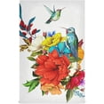 thumbnail image 1 of Spring Flowers Hummingbirds Dish Towels 4 Pack, Poppy Flowers Washable Tea Towels Dishcloths Lint-Free 18x28 Inch Fast Drying for Kitchen Restaurant Bar Clean, 1 of 7