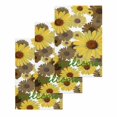 thumbnail image 1 of Spring Flowers Kitchen Dish Towels for Drying Dishes Set of 3, Farmhouse Botanical Brown Yellow Daisy Waffle Weave Microfiber Hand Tea Bathroom Towels Quick Dry & Absorbent Towel 15.7x23.6, 1 of 7