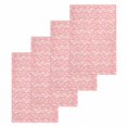 thumbnail image 1 of Spring Flowers Kitchen Dish Towels for Drying Dishes Set of 4, Country Retro Floral Botanical Pink Waffle Weave Microfiber Hand Tea Bathroom Towels Quick Dry & Absorbent Towel 15.7x23.6, 1 of 7