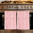 thumbnail image 1 of Spring Flowers Kitchen Towels Set of 2, Country Retro Floral Botanical Pink Absorbent Dish Towels for Kitchen, Microfiber Hand Towel, Quick Drying Tea Towel for Cleaning Decorative Dishcloths, 1 of 7