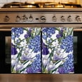 thumbnail image 1 of Spring Flowers Kitchen Towels Set of 3, Purple Hydrangea Orchid Floral Country Absorbent Dish Towels for Kitchen, Microfiber Hand Towel, Quick Drying Tea Towel for Cleaning Decorative Dishcloths, 1 of 7