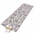 thumbnail image 1 of Spring Flowers Large Area Rugs for Bedroom Living Room, Soft Non Slip Carpet Bedside Rug, Farmhouse Purple Pastoral Floral Leaf Rectangular Floor Cover Kitchen Accent Rug 2'x6' for Dining Room/Office, 1 of 9