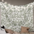 thumbnail image 1 of Spring Flowers Large Tapestry for Bedroom Wall Hanging Tapestry,Farmhouse Sage Green Pastoral Floral Leaf Ceiling Backdrop Tapestries Poster Blanket Wall Decor for Teens Room Living Room 85" x 90", 1 of 8