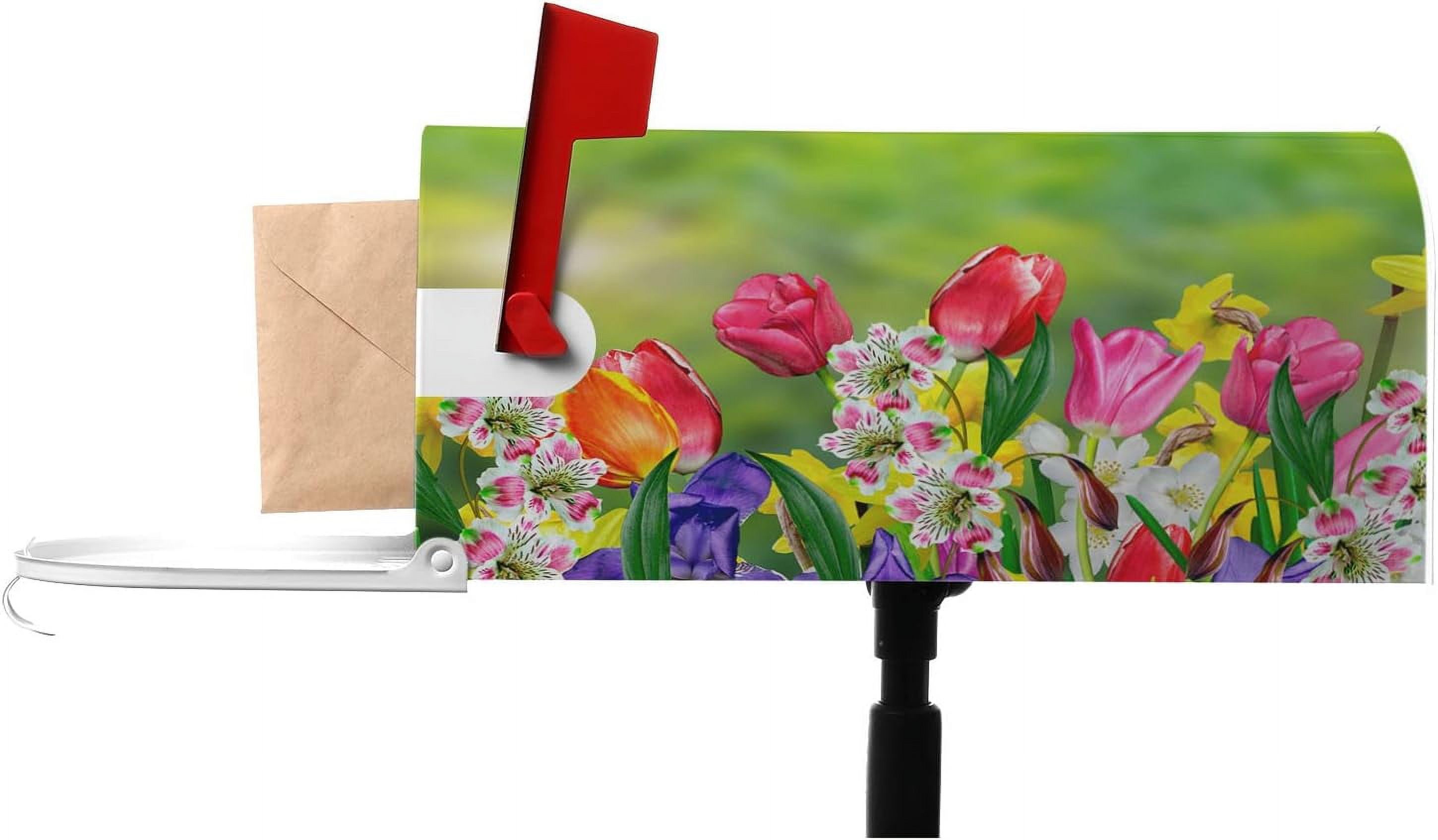 Spring Flowers Magnetic Anti-UV 100% Polyester Standard Size 21x18 in ...