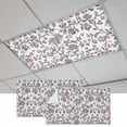 thumbnail image 1 of Spring Flowers Magnetic Fluorescent Light Covers for Ceiling Lights 2x4Ft, Farmhouse Purple Pastoral Floral Leaf Office Classroom Kitchen Drop Ceiling Light Covers Lighting Filters Shade Panel 2Packs, 1 of 9