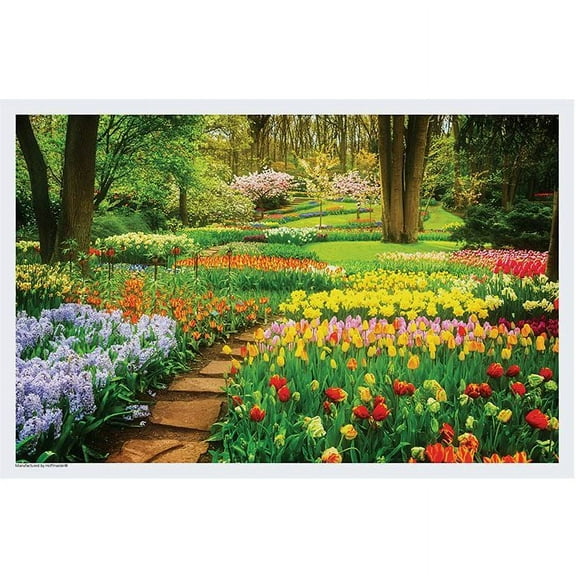 Spring Flowers Paper Placemats 50 Per Pack