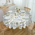 thumbnail image 1 of Spring Flowers Plants Hydrangeas Waterproof Tablecloth Table Decoration Round Table Cover for Kitchen Wedding Home Dining Room, 1 of 5