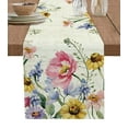 Spring Flowers Plants Wildflowers Table Runner ration Home r Dinner