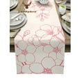 Spring Flowers Simple Table Runner Home Wedding r Table Flag Mat Table