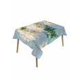 thumbnail image 1 of Spring Flowers Table Cloth, Waterproof Tablecloth for Rectangle Tables, Modern Farmhouse Oil Painting Floral Reusable Washable Fabric Table Cover for Restaurant Kitchen Dining Tables 60"x102", 1 of 9