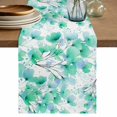 thumbnail image 1 of Spring Flowers Table Runner 90 Inches, Green Blossom Watercolor Botanical Florals Bed Runner Dresser Scarves Tabletop for Indoor Outdoor Parties/Ceremony/Banquet, 13" x 90", 1 of 9