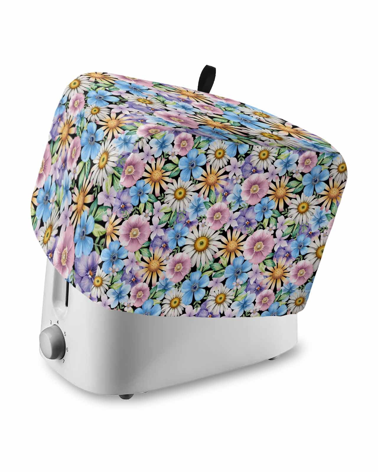 Spring Flowers Toaster Cover 4 Slice, Large Kitchen Appliance Covers ...