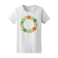 thumbnail image 1 of Spring Flowers Wreath T-Shirt Women -Image by Shutterstock, Female Small, 1 of 2