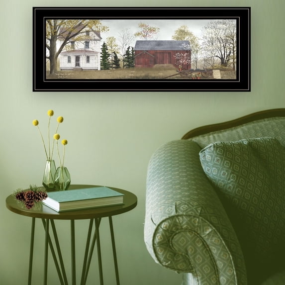 Trendy Decor4U "Spring Flowers for Sale" By Billy Jacobs, Ready to Hang Framed Print, Black Frame